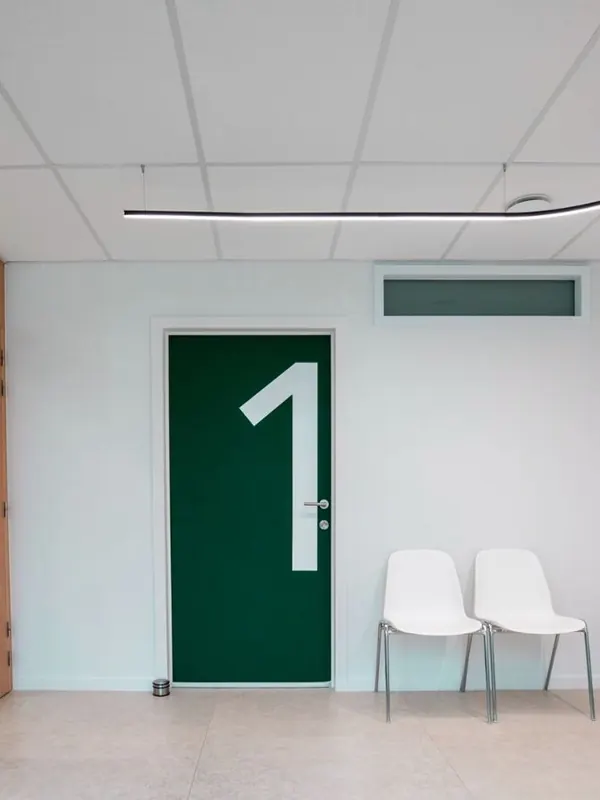 Salle d'attente de l'Espace 71